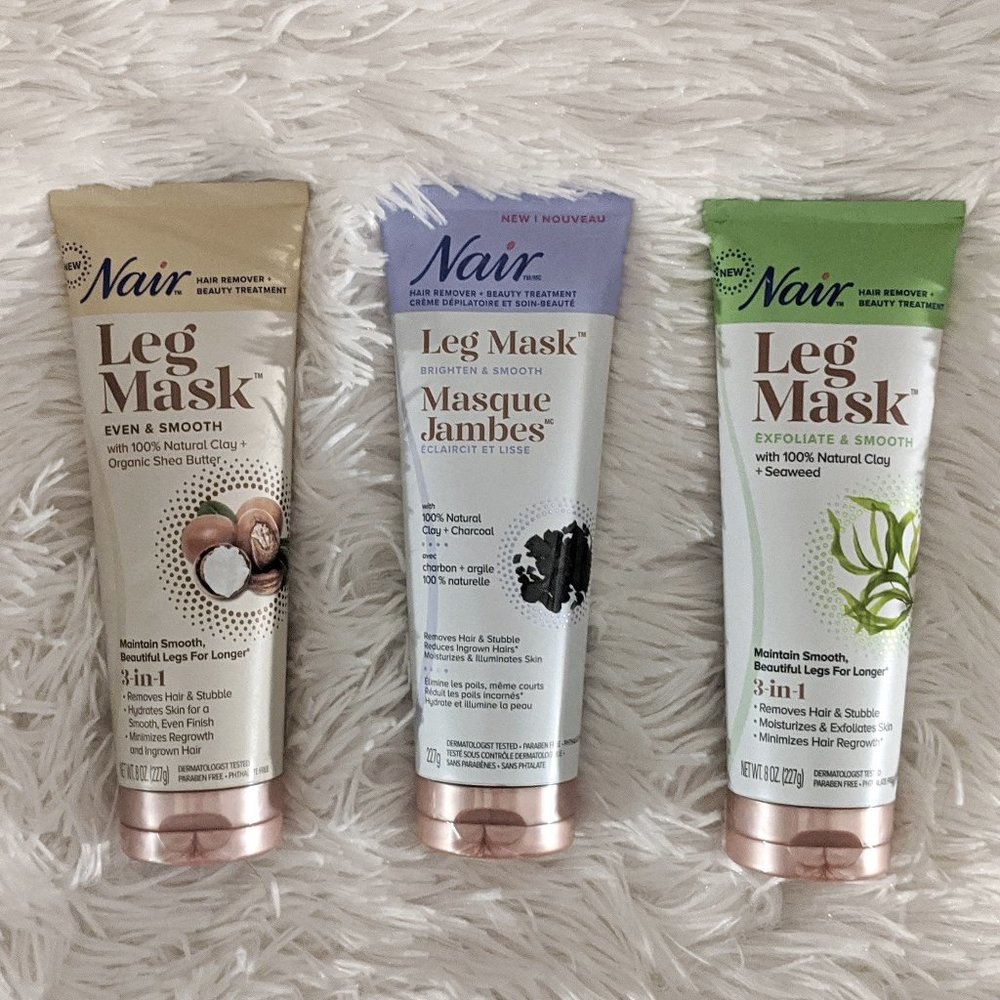 8 oz tube Nair Hair Remover Cream & Leg Mask